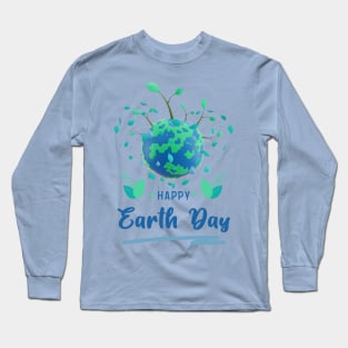 happy earth day Long Sleeve T-Shirt